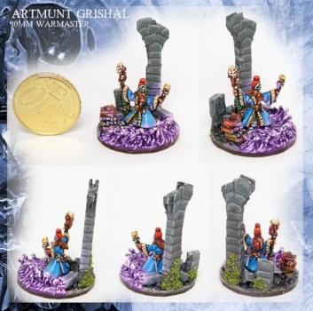 Warmaster (10mm) Chaos Sorcerer by legdba