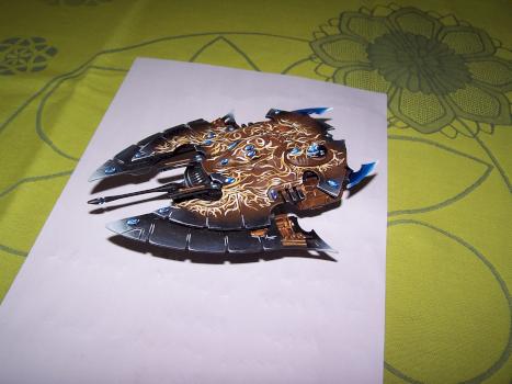 Altanasar Craftworld Falcon. View 2 by krommeldar