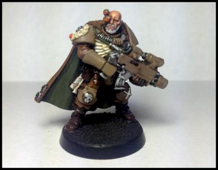 Cadian Imperial Guard Stormtroop Commander by Guardsman