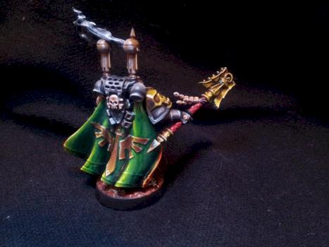 Dark Angels Interrogator Chaplain by PowerhouseMiniatures