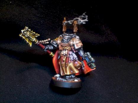 Dark Angels Interrogator Chaplain by PowerhouseMiniatures