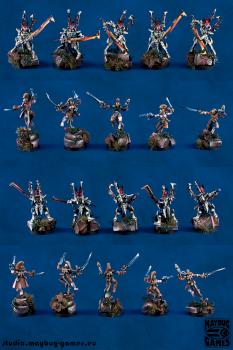 Dark Eldar Treasure Hunters Incubi Harlequins by MaybugM