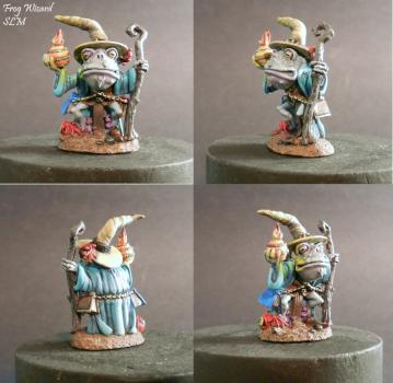 Frog Wizard by StillLifeMiniatures