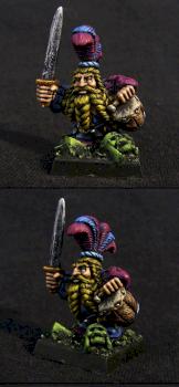 Karag Dum Dwarf Warrior Musician by HodRod