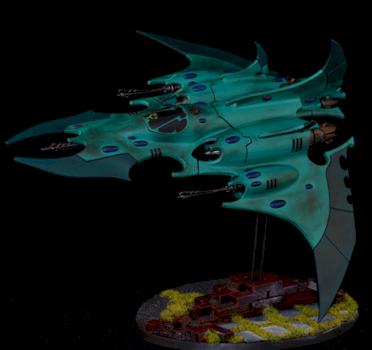 Flying the Razor's Edge, Dark Eldar Razorwing by RedStickStudio