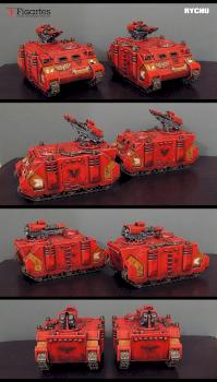 Blood Angels Razorback Squadron by RYCHU666