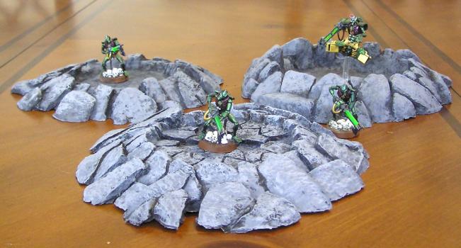 Custom Crater Terrain Set by necron2.0