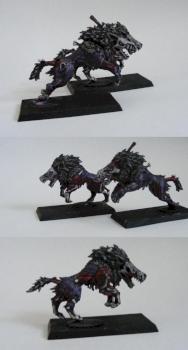 Vampire Counts Dire Wolves by Sergeant Tippi