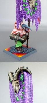 Ogre Kingdoms Chaos Ogre Bull Standard Bearer Better Pics by BeastMum