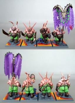 Ogre Kingdoms Chaos Bull Unit by BeastMum