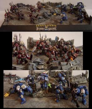 Wordbearer VS Ultramarines by buffnerd