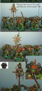 Plague Marines of Nurgle by Dicemaster