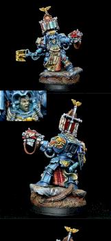 Space Marine Librarian in Terminator Armour by bane3d