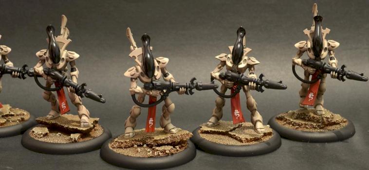 Eldar Wraithguards by Cliff1995