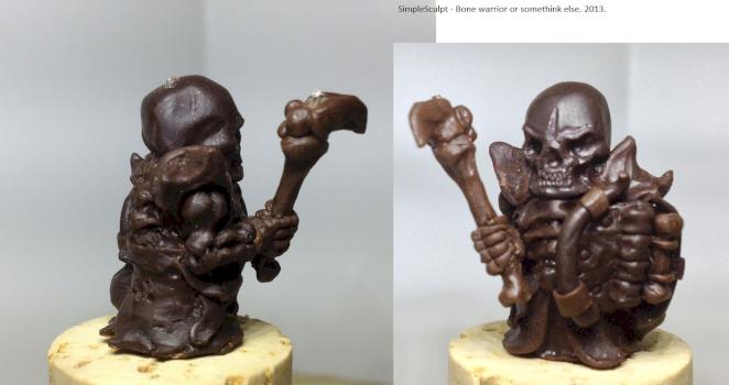 SimpleSculpt - BOne warrior by Iginier