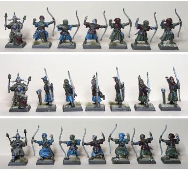 Bretonian battalion archers units by Alexandra