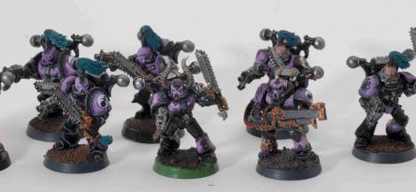 Emperors Children Chaos Space Marine Squad 2 - WIP by Chosen of Khorne