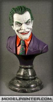 Nicholson Joker bust by ModelPainter