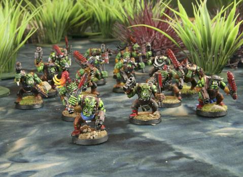 Ork Sluggas Mob by Sukigod