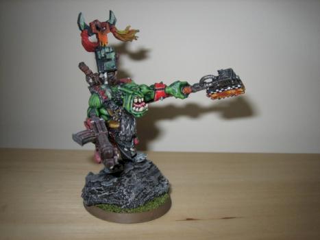 Ork Warboss - Front by Snosrap