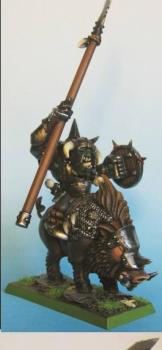 Black Orc on Boar - painted by Bizon