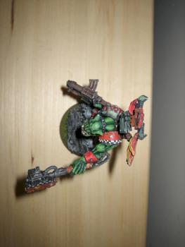 Ork Warboss - Birds eye view by Snosrap