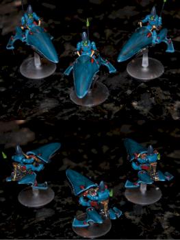 Eldar Windrider Jetbike Squad - Warhammer40K by zohea