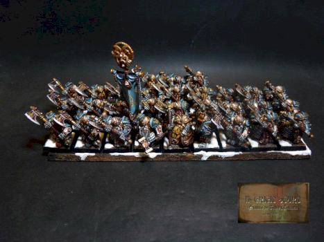 Warhammer dwarf Longbeards by Coticone Il Grigio