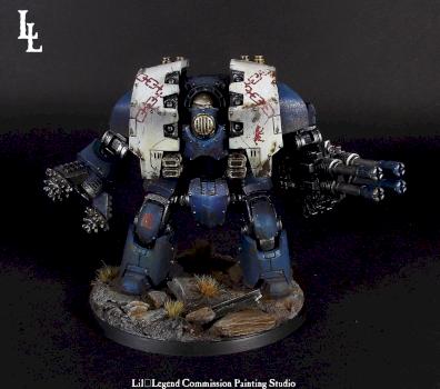 The Old Hound War Hounds Leviathan Siege Dreadnought Commission by Lil'Legend Studio by lilloser