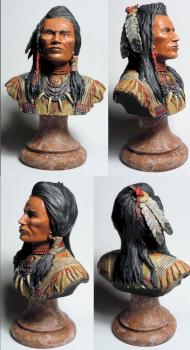 Indian Chief Bust by MrJim