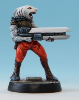 Lancer Lanceguard (Bombshell miniatures - counterblast) by Astorderire