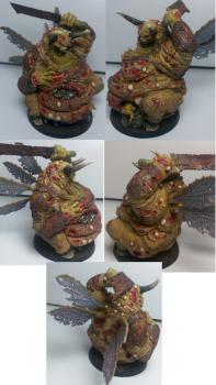 I'm a Beautiful Butterfly Ultraforge Greater Plague Daemon w/ wings by B3H3M0TH