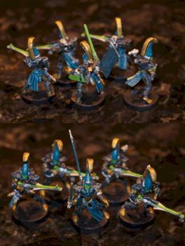 Eldar Dire Avengers - Warhammer 40K by zohea