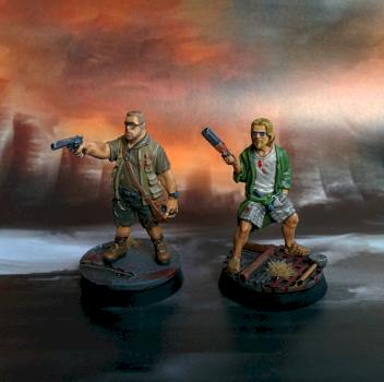 Zombicide Miniatures: Walter and the Dude by Cybaer