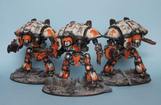 A Trio of Knight Titans by Tim from Tau of War