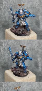 Space Marine Veteran Sergeant by Heldiar