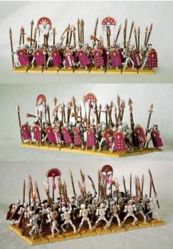 Tomb Kings Skeleton Warriors by Anolecrab