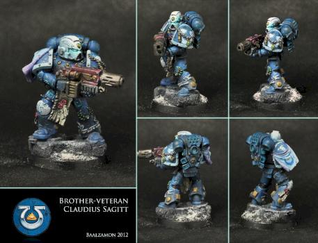 Ultramarine Sternguard Veteran by Baalzamon