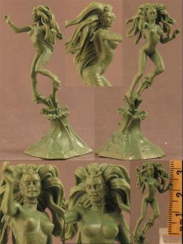 Dark Sword Miniatures - Parkinson Masterworks - New Sea Nymph Green By Tom Meier by DarkSwordMiniatures