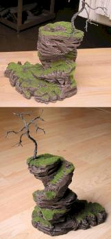 spiral staircase-terrain for a woodelves-forest by hantu