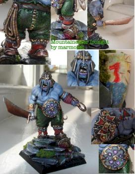 Ogre Irongut of the Mountaineater Tribe - Almost Finished by Bill