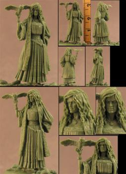 Dark Sword Miniatures Woman with Owl by Tom Meier by DarkSwordMiniatures