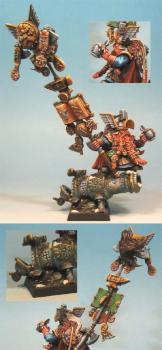 Stromni Red Beard, grand banner standard bearer by green stuff