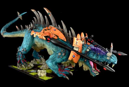 Eldar Exodite Dread Saurian by crandall87