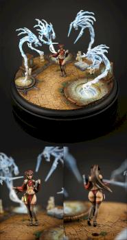 Pinup Preacher 32mm - Diorama - detail by Ceron