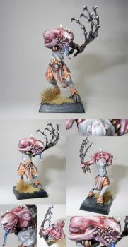 Beasts of chaos Beastmen Ungor Mutant, kitbashed conversion by Hamish Longstride