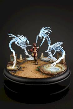 Pinup Preacher 32mm - Diorama by Ceron