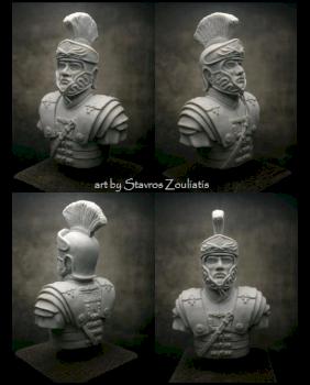 Praetorian Guardsman bust by Stavros Zouliatis