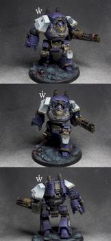 Emperor's Children Contemptor Dreadnought by WarmasterPainting