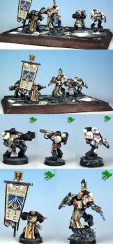 Black Templars Command Squad by MariuS